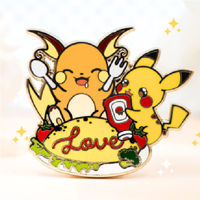 Raichu & Pikachu -  Ommlette & Rice - Pin by Poroful