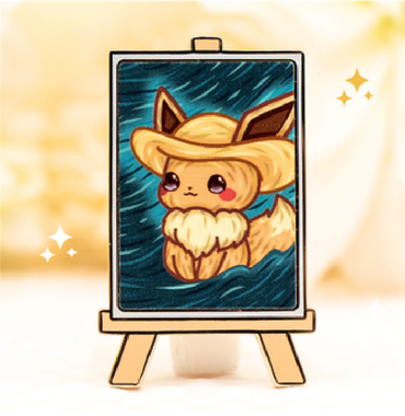 Eevee - Van Gogh - Pin by Poroful