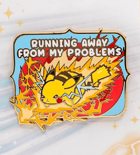Pikachu - Running Away From My Problems - Pin by Poroful