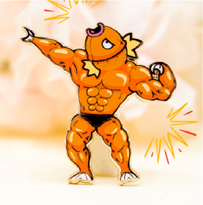 Magikarp - Musclekarp - Pin by Poroful