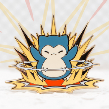 Snorlax - Heavy Slam - Jumbo Pin by Poroful