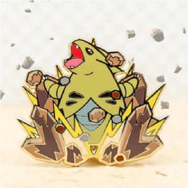 Tyranitar - Stone Edge - Jumbo Pin by Poroful