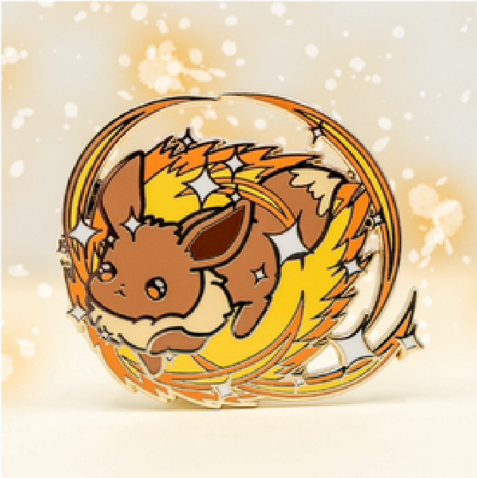 Eevee - Volley - Jumbo Pin by Poroful