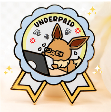 Eevee - Under Paid - Pin by Poroful