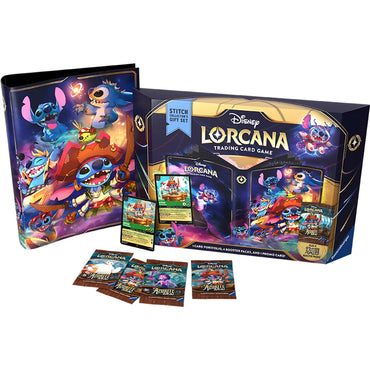 DISNEY LORCANA TRADING CARD GAME – AZURITE SEA – STITCH COLLECTOR'S GIFT SET