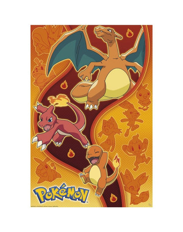 Maxi Poster - Pokemon Fire types