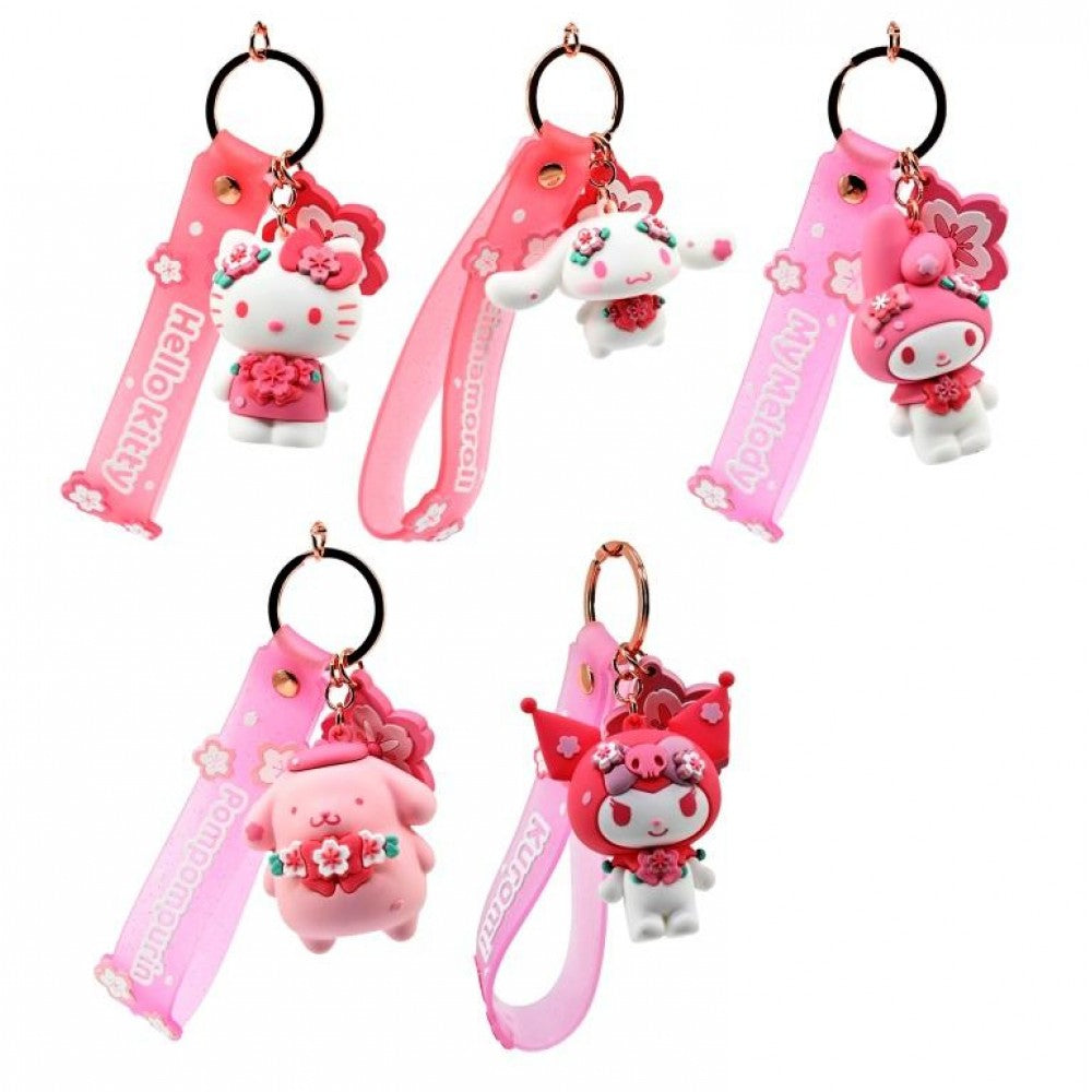 HELLO KITTY & FRIENDS: SAKURA SERIES KEYCHAIN WITH HAND STRAP