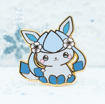Glaceon - Pin Badge by Poroful