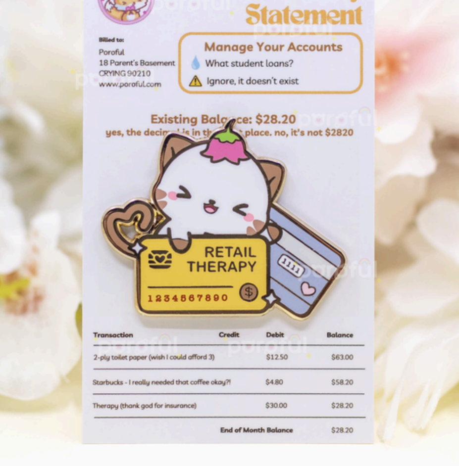 Retail Therapy Cat - Pin by Poroful