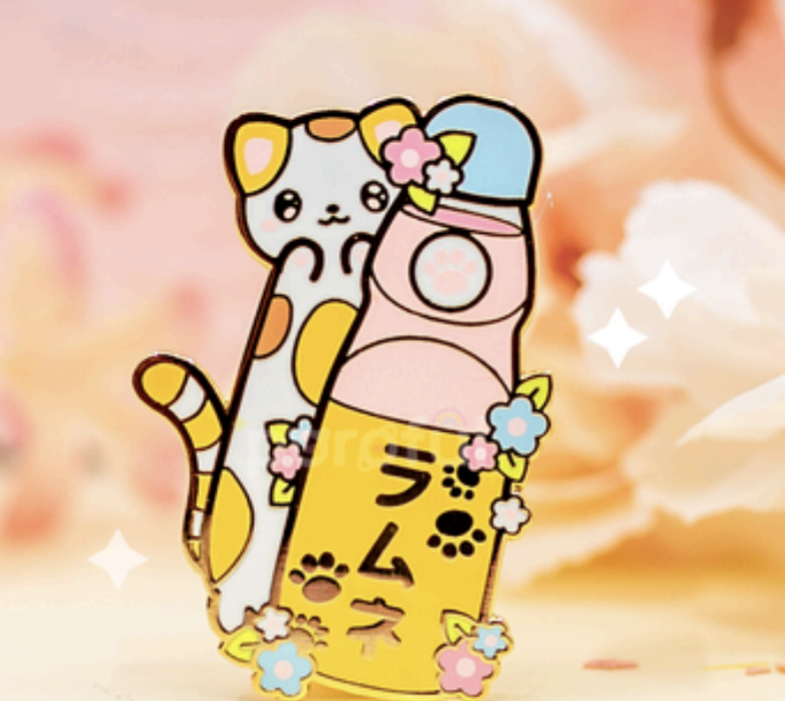 Calico Cat Ramune - Pin by Poroful