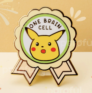 Pokemon - Pikachu - One Brain Cell - Pin by Poroful
