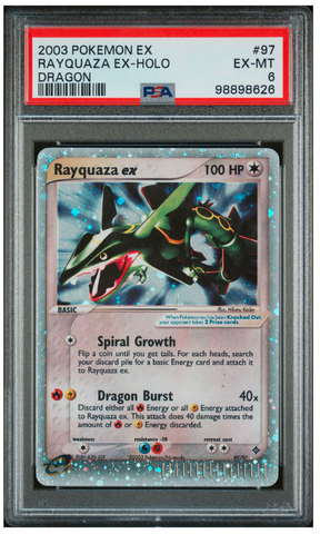 Rayquaza ex - 97/97 - EX Dragon - PSA Graded Card 6 - #98898626