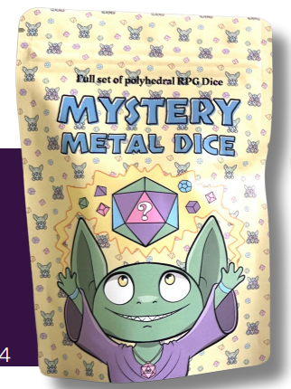 Mystery Dice Goblin - Mystery Metal Poly Set