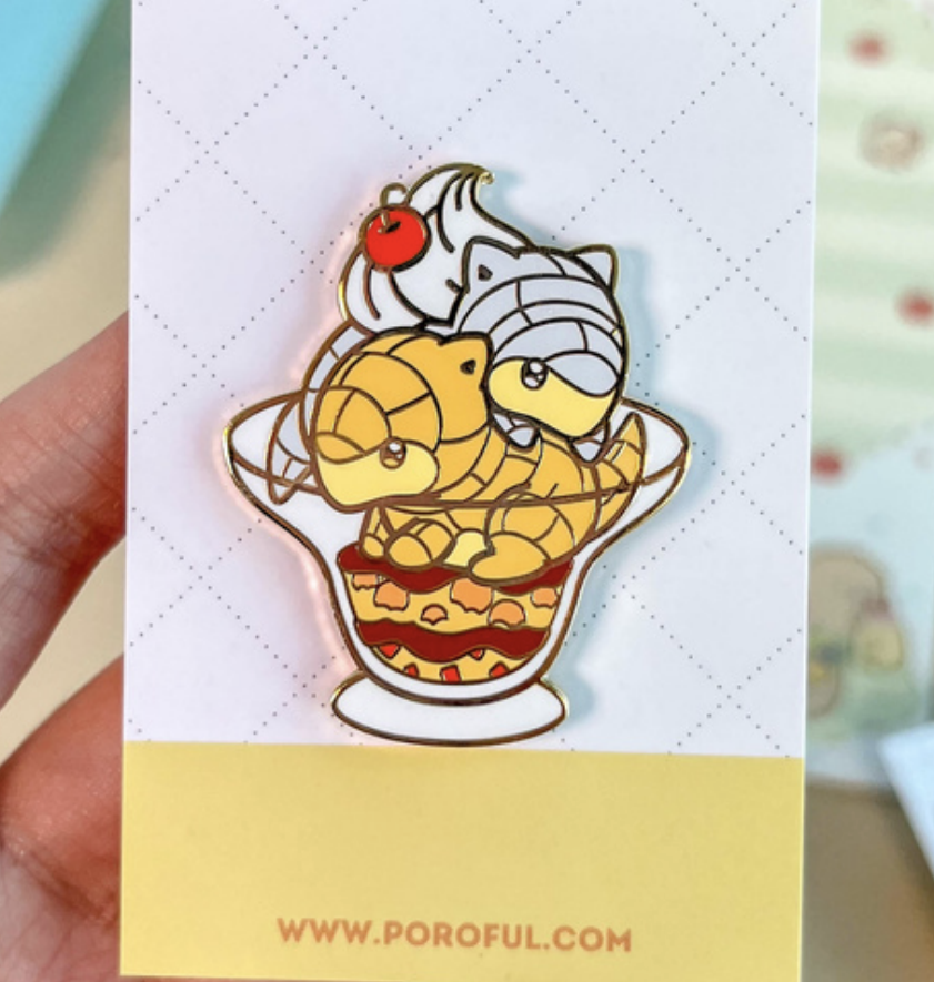 Pokemon - Sandshrew Parfait Pin by Poroful