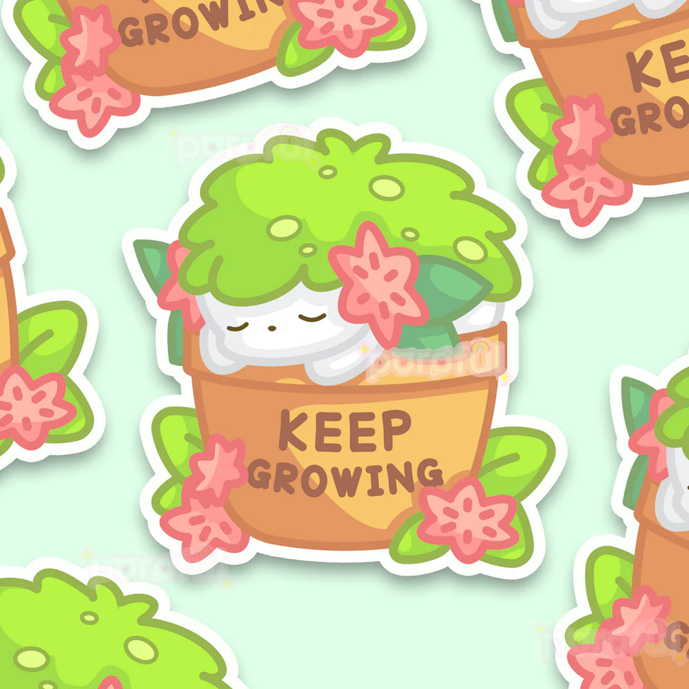 Poroful Stickers - Vinyl 3" Sticker Pokemon - Keep Growing