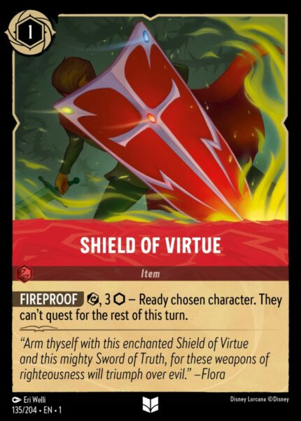 Disney Lorcana: First Chapter - Shield Of Virtue - 135/204 - Foil