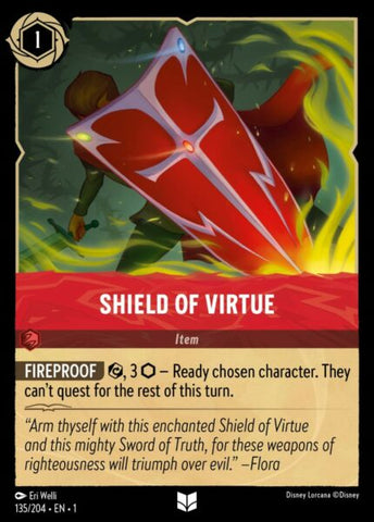 Disney Lorcana: First Chapter - Shield Of Virtue - 135/204 - Foil