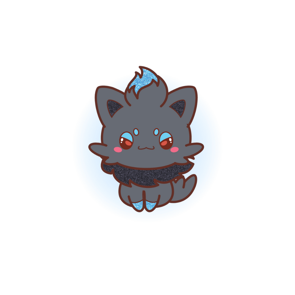 Shiny Zorua Pin by Poroful