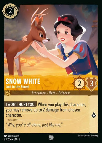 Disney Lorcana: Rise of the Floodborn - Snow White – Lost in the Forest - 23/204