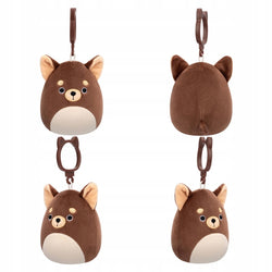 Squishmallows 3.5in Clip-On Plush - Barkevina the Dog