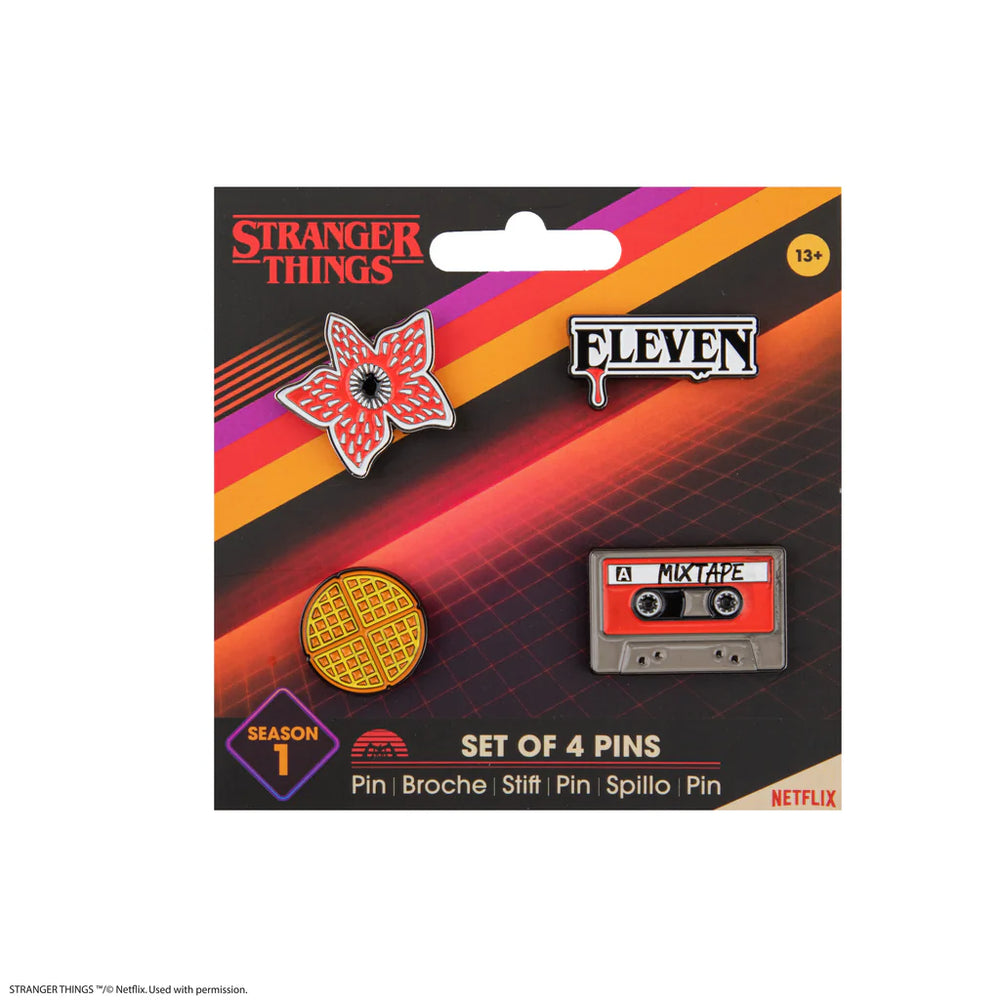 Pin set of 4 – Stranger Things Season 1