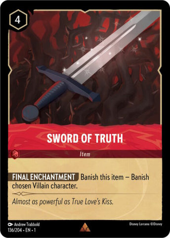 Disney Lorcana: First Chapter - Sword Of Truth - 136/204 - Foil
