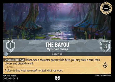 Disney Lorcana: Into The Inklands - The Bayou – Mysterious Swamp - 204/204