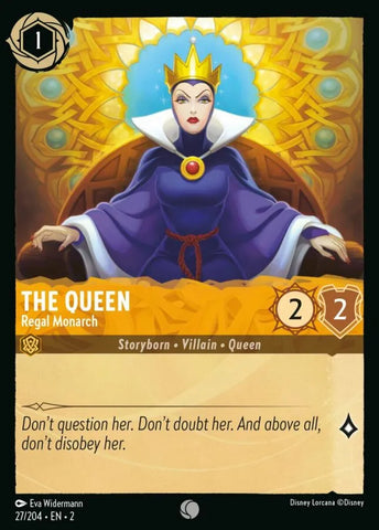 Disney Lorcana: Rise of the Floodborn - The Queen – Regal Monarch - 27/204