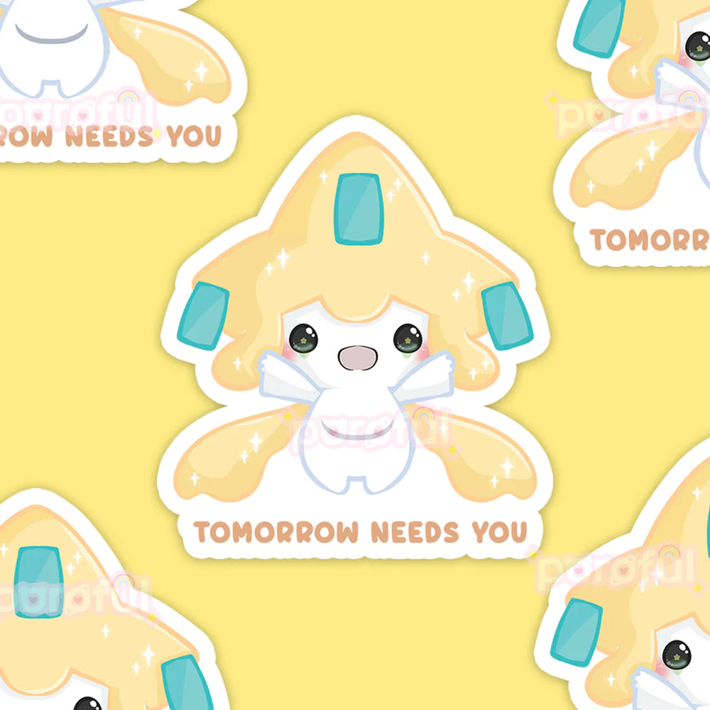 Poroful Stickers - Vinyl 3" Sticker Pokemon - Tomorrow needs you