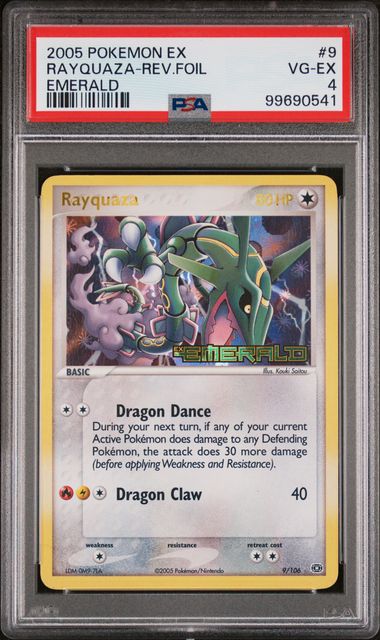 Rayquaza (9/106) (Stamped) [EX: Emerald] - PSA Graded Card 4 - #99690541