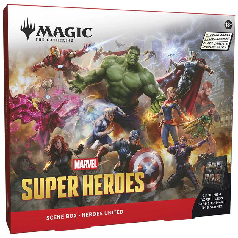 Magic: The Gathering: Marvel Super Heroes Scene Box  - Heroes United ** Pre-Order Due 19/6/2026 **