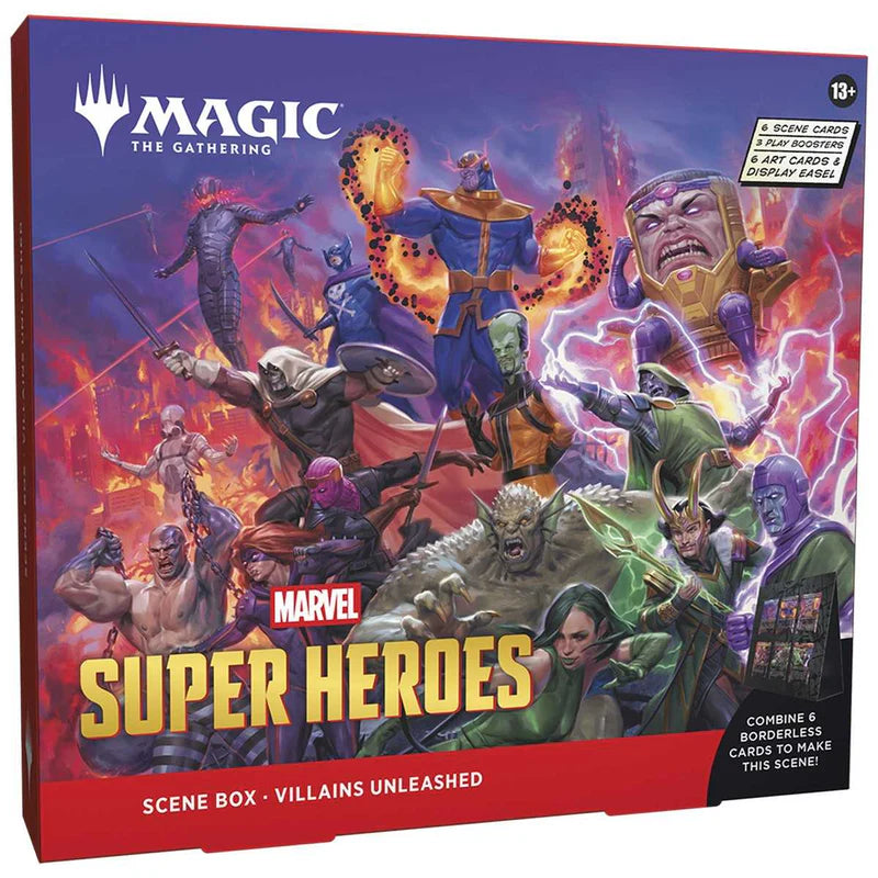 Magic: The Gathering: Marvel Super Heroes Scene Box  - Villains Unleashed ** Pre-Order Due 19/6/2026 **