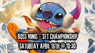 Boss Minis: Lorcana Winterspell Set Championship - 18th April 2026 - 10.30 - Check Details