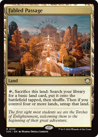 Fabled Passage [Secrets of Strixhaven Commander]