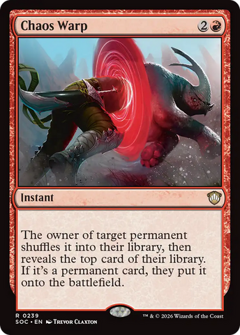 Chaos Warp [Secrets of Strixhaven Commander]