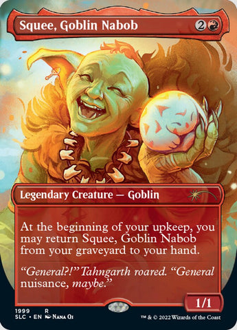 Squee, Goblin Nabob (Borderless) [Secret Lair Countdown Kit]