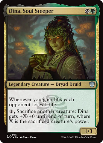 Dina, Soul Steeper [Secrets of Strixhaven Commander]