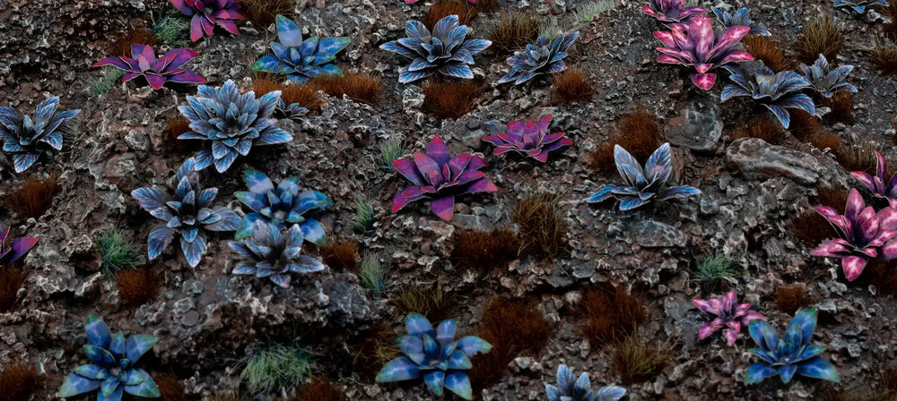 GAMER'S GRASS LASER CUT PLANTS - ALIEN ROSETTE