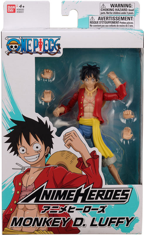 Anime Heroes 6" Action Figure - One Piece - Monkey D. Luffy