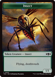 Inkling // Insect (0023) Double-Sided Token [Tarkir: Dragonstorm Commander Tokens]