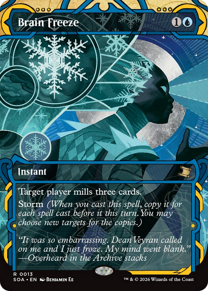 Brain Freeze [Secrets of Strixhaven: Mystical Archive]
