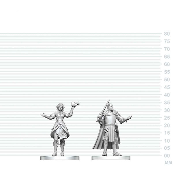 Nolzer's Marvolous Miniatures: Knight & Mage Apprentice ** RELEASES 26/08/2026 **