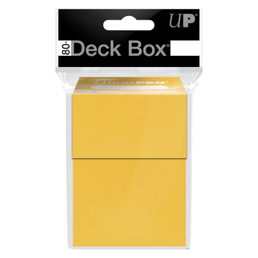 Ultra Pro - Yellow Deck Box 80+