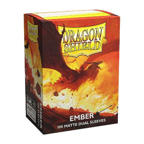Dragon Shield - Dual Matte Standard Size Sleeves 100pk - Ember