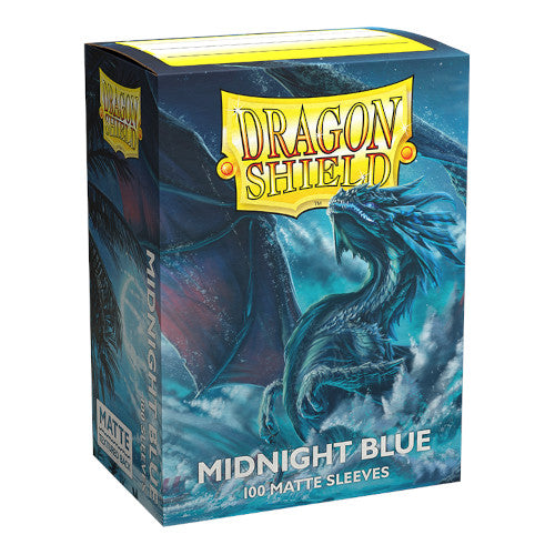 Dragon Shield - Matte Standard Size Sleeves 100pk - Midnight Blue
