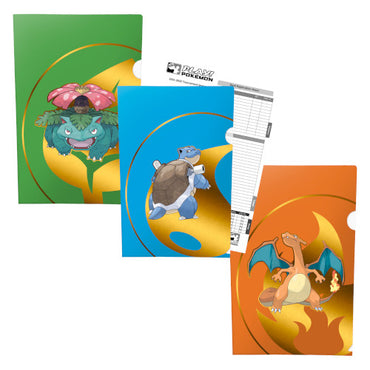 Ultra Pro - Pokemon Tournament Folios 3-Pack - Charizard, Blastoise, Venusaur