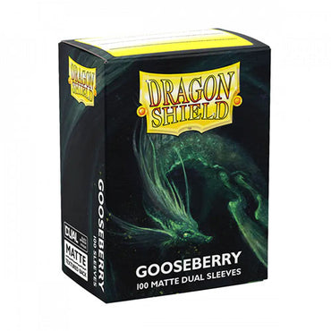 Dragon Shield - Dual Matte Standard Size Sleeves 100pk - Gooseberry