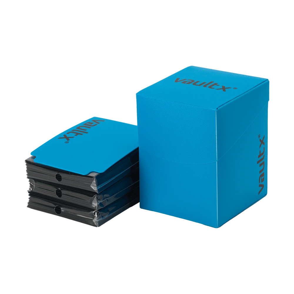 Vault X - Large Deck Box 100+ with 150 Sleeve Blue