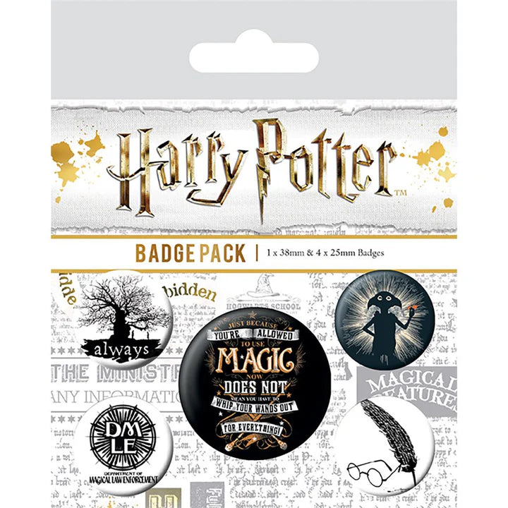 Harry Potter (Deathly Hallows Symbols) Badge Pack