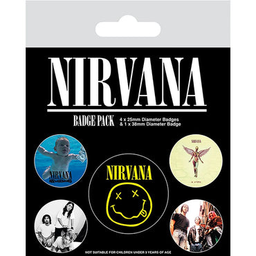 NIRVANA BADGE PACK